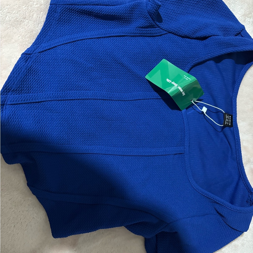 SHEIN Royal Blue Top